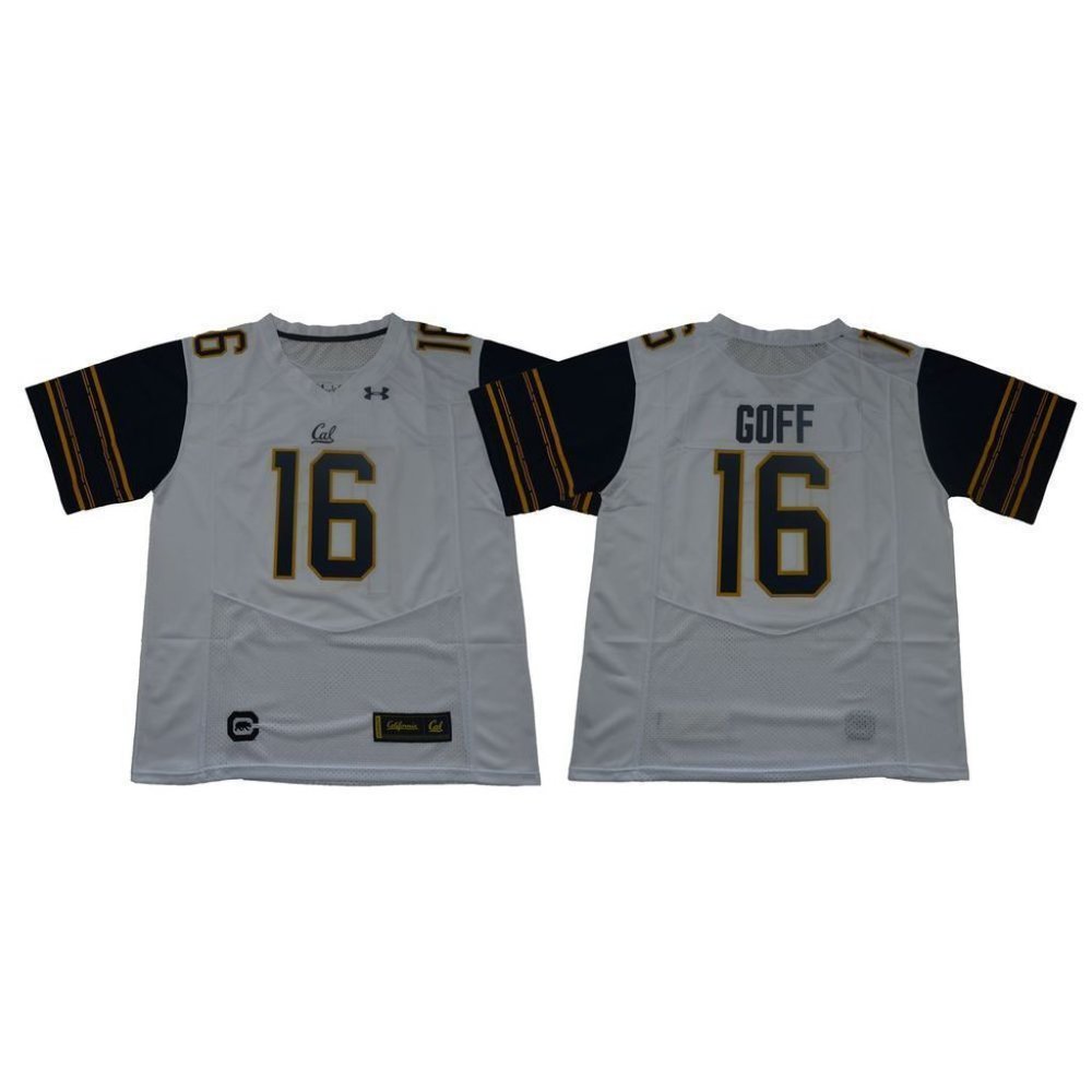 California Golden Bears Jared Goff White Jersey